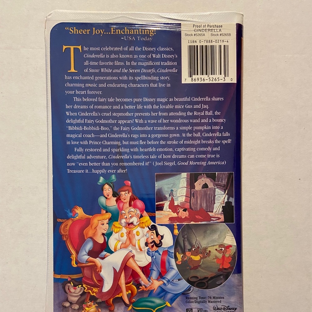 CINDERELLA-Limited Edition-VHS - Picture 2 of 8